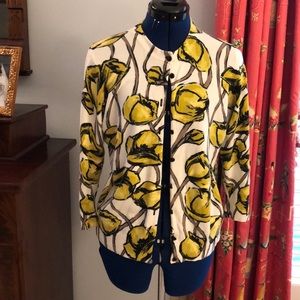 Cotton sweater by 3 Sisters size large EUC